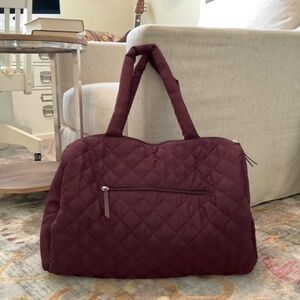 DSW Burgundy Duffle Bag Tote Bag